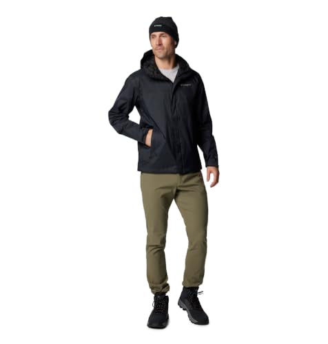 Columbia Men's Watertight II Rain Jacket - Medium Black