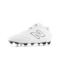 New Balance Unisex Adult 442 Pro FG V3 Soccer Cleats - White/Black 10.5 Women / 9 Men