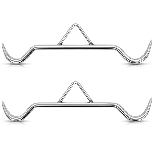Heavy Duty Steel Gambrel for Large Game Support 20.87 Inch, 2 Pack