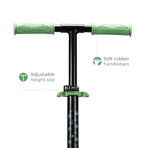 Voyager Kids Scooter with 200mm PU Wheels, ABEC-7 Bearings, Lightweight, Durable Body