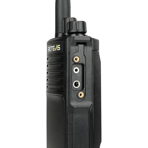 Retevis P2 IP68 Waterproof 2 Way Radio Long Range, GMRS Rechargeable Two Way Radio Long Distance,Professional Walkie Talkies Rechargeable,2500mAh,IP68,Noise Cancelling,for Warehouse Industrial(2 Pack)