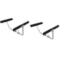 4-Pack Boat Trailer Bunk Guides 2x4ft Carpeted Side Bunks for High Beam & C-Channel Trailers