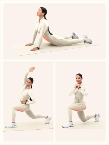BetterMe Ivory Yoga Mat - Non-Slip Cushioned Pilates & Hot Yoga Exercise Mat