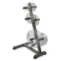 Marcy L-Frame Black Olympic Weight Plate Storage Tree for 2-Inch Plates