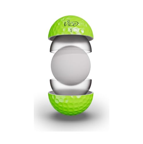 Vice Pro Golf Balls Neon Lime - Tour Performance 3-Piece Urethane Cover