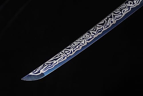 Kamaiwo 1045-Lanjinshuangse Handmade Japanese Katana Sword Full Tang Authentic Steel