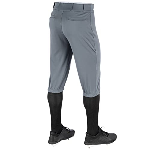 Champro Men's Triple Crown Knicker Baseball Pants Medium Graphite