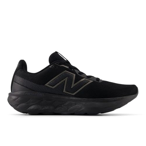 New Balance Women's Fresh Foam 520 V9 Running Shoes - Black/Black, Size 8