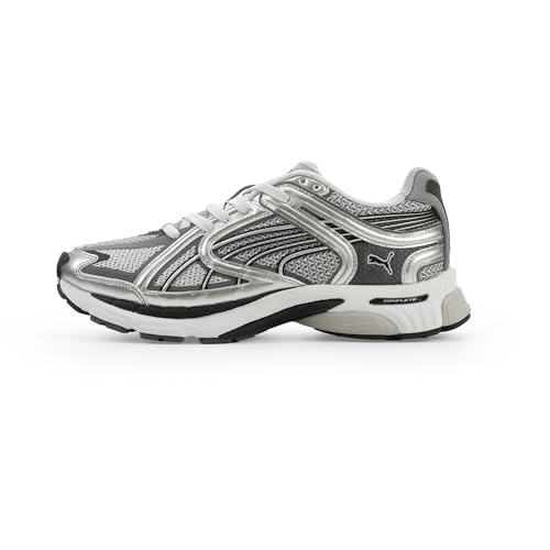 PUMA Skyjet Prisco Men's Sneakers Gray Silver Size 8.5 - Mesh & Metallic Design