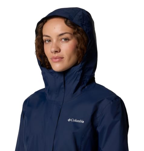Columbia Women's Arcadia II Waterproof Rain Jacket - X-Large Collegiate Navy
