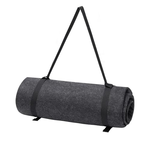 BREENHILL Charcoal Grey Waterproof Camping Tent Carpet Mat - 88" x 100"