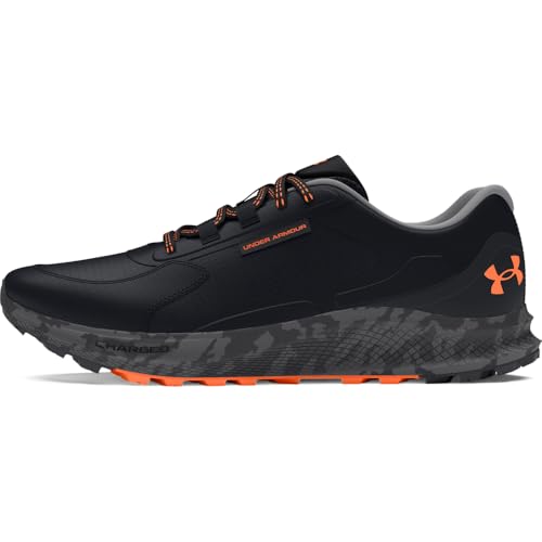 Under Armour Men's Charged Bandit Trail 3 Sneakers - Size 12, Black/Black/Orange Blast