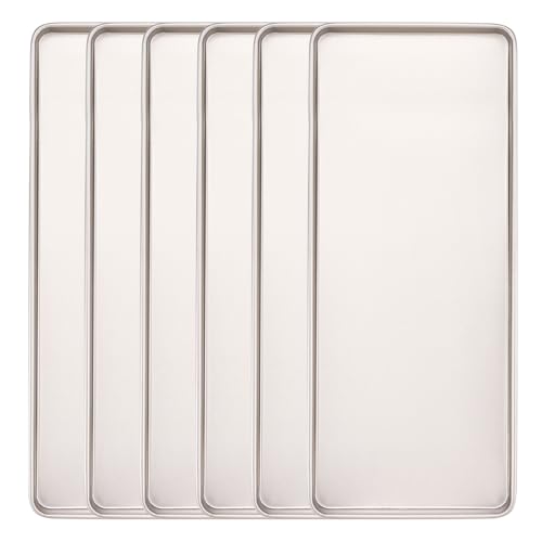 Dalle Large 6-Pack Stainless Steel Trays for Harvest Right Home Pro Freeze Dryer