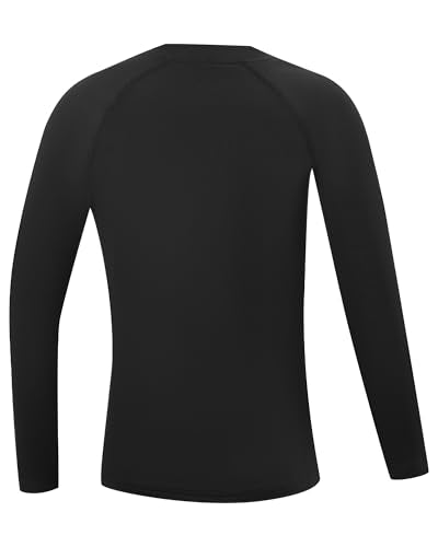 Youth Boys Thermal Compression Shirt Long Sleeve Base Layer for Football Baseball Soccer