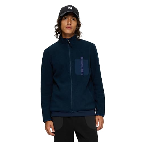 Merrell Men's Jungle Fleece Jacket Large Navy Night Full-Zip Outdoor Wear