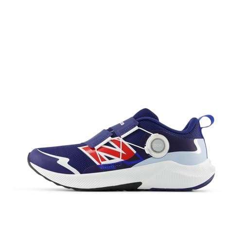 Kids Running Shoes - New Balance Unisex-Child DynaSoft Reveal V4 BOA Blue Oyster/Blue Bird, Big Kid Size 5