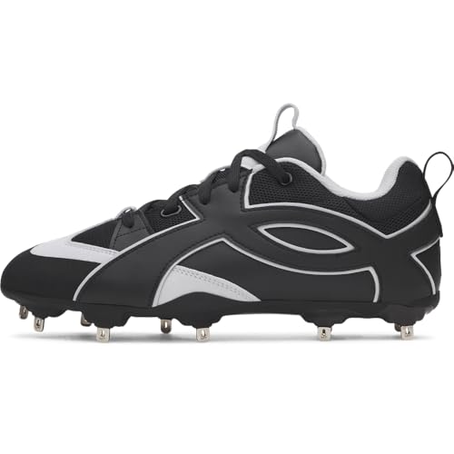 Under Armour Men's Yard Icon Mt Baseball Cleats - Gray/Gray/Halo, Size 10