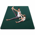 Green Large Yoga Mat 75x52 Inch Extra Wide Non-Slip TPE Exercise Mat for Pilates & Fitness
