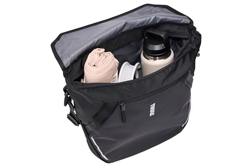 Water-Resistant Courier Bag 22L for Bike Mounting with InLock Compatibility - Black