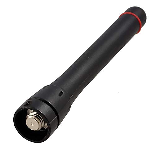 VHF Short Antenna for ICOM Walkie Talkie 136-174MHz - Black, 8.8cm