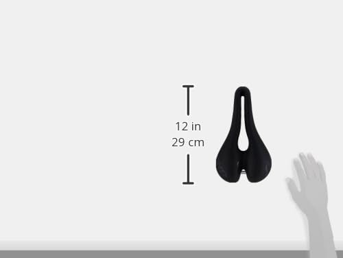 Ergonomic Bike Saddle - Medium Black Comfort Cycling Seat for Road & MTB