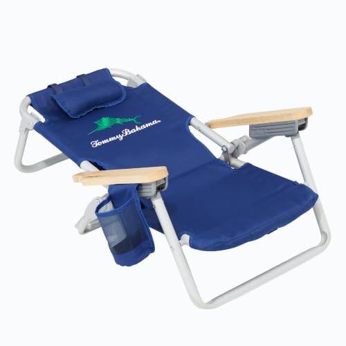 Tommy Bahama Kid's 5-Position Lay Flat Backpack Beach Chair - School of Fish