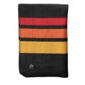 Rainier Wool Blanket - Sunset Peak King Heavy Warm Wool Bed & Camping Blanket