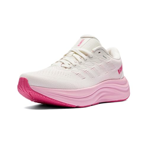 K-Swiss Women's Shadx Running Sneakers - White & Pink, Walking & Jogging Shoe