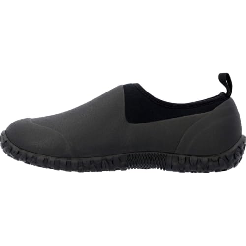 Men's Rubber Garden Shoes - Waterproof, Slip-Resistant, Black 11 - Muckster II Low