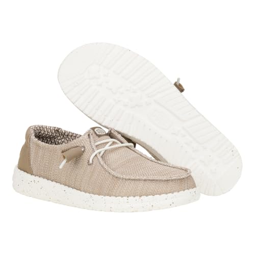 Hey Dude Women's Wendy Stretch Sox Slip-On Loafer Walnut Size 8