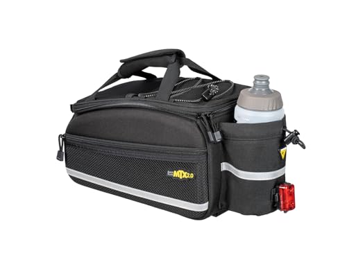 Topeak MTX TrunkBag - Rear Bicycle Bag with Fixed Top, Spacious Storage, Easy Mounting - No Panniers, MTX 2.0