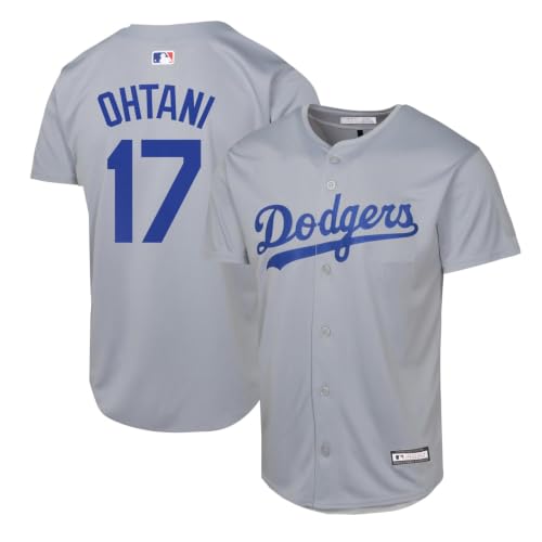 Youth Los Angeles Dodgers Shohei Ohtani Jersey Grey 8-20 - Kids Player Baseball Shirt - Variation of THIS listing 10-12 / Shohei Ohtani Los Angeles Dodgers Grey