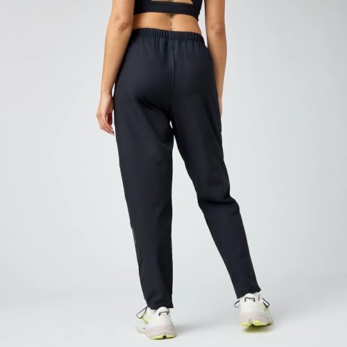 Brooks Women's Canopy Water-Resistant Running Pants with UPF 50+ - X-Large Black