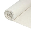 Organic Cotton Yoga Mat - Handwoven Non-Toxic Exercise Rug, 78 x 27 inches - Natural Cotton Variation
