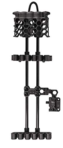 Trophy Ridge Hex Light Archery Arrow Quiver with LED Illumination - Black