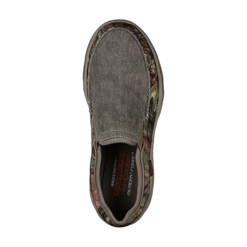 Men's Slip-On Canvas Shoes with Memory Foam Insole - Camo 10