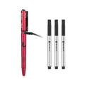 Multifunctional 4-in-1 Pen Light with USB-C Charging and Gel Ink Refills - Wine Red Bundle