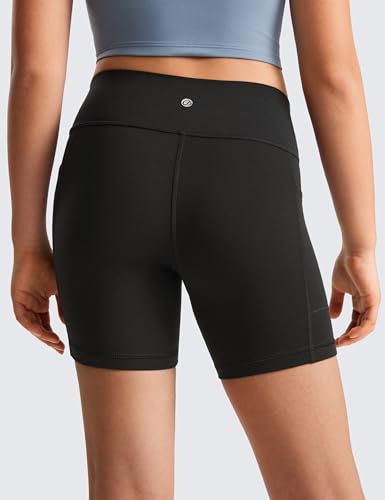 Girls Butterluxe Biker Shorts with Pockets - Medium Black