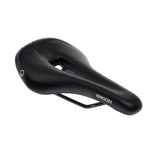 Ergon E-MTB Comfort Saddle for Men - Black / Medium-Large (38-44)