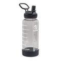 Takeya 32 Oz Motivational Water Bottle with Straw Lid - Stormy Black