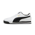 PUMA Men's Roma Sneakers White-Black-Gold Size 9 - Athletic Lifestyle Shoe