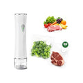 Portable Food Vacuum Sealer with Reusable Bags & Water Tank - Compact & Rechargeable
