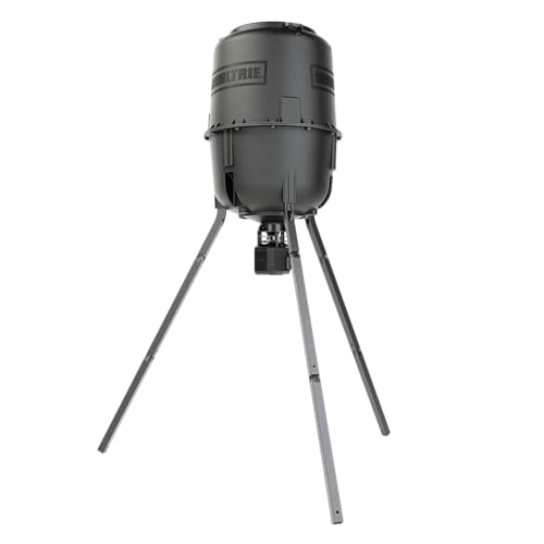 Moultrie Pro Hunter III Tripod Feeder - Bluetooth App Control, 250 Lb Capacity, Remote Setup