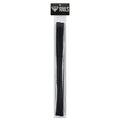 Black Skateboard Rails for Old School Decks - Plastic with Mounting Screws, Black