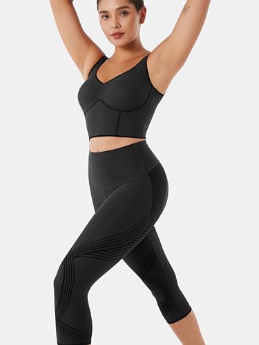 Fanka Black Reversible Body Sculpt Leggings with Side Pockets - Size 10, No Camel Toe, 360° Core Support