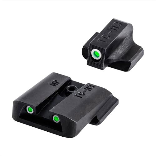 Night Sight Set for Smith & Wesson M&P Pistols - Tritium Glow-In-The-Dark