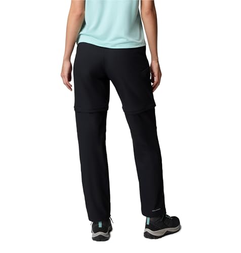 Columbia Women's Leslie Falls Convertible Hiking Pants - Black, 2 Short