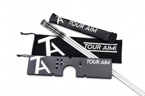 Golf Alignment Training Aid with Adjustable Putting Gate & Swing Path System