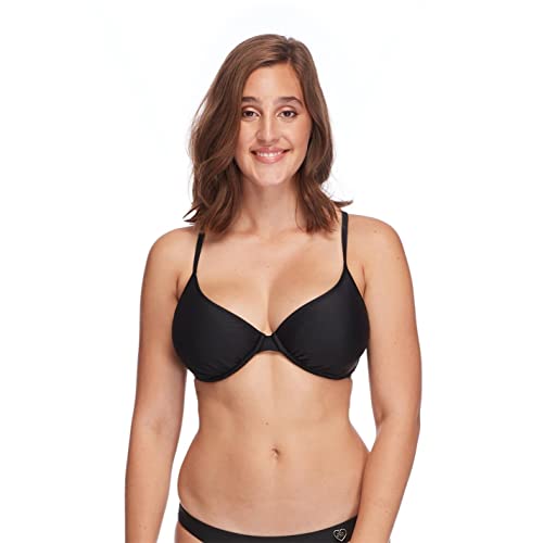 Women’s Bikini Top with Support & Underwire - Black / F, Body Glove