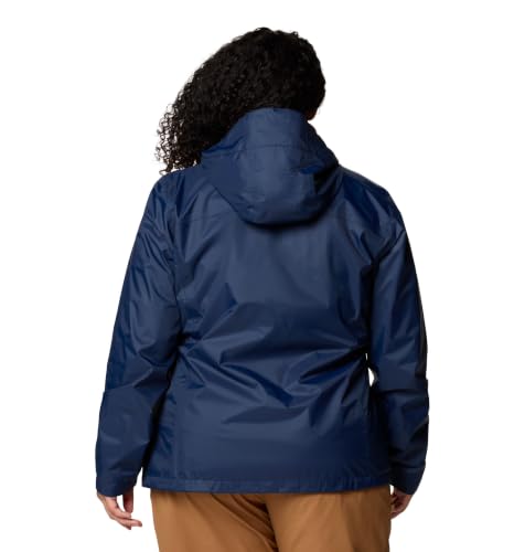 Columbia Women's Arcadia II Waterproof Rain Jacket - X-Large Collegiate Navy